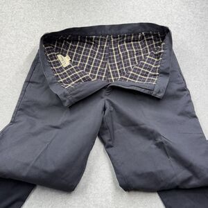 L.L. Bean Natural Fit Cotton Straight Leg Fleece Lined Pants Men's 38 Black